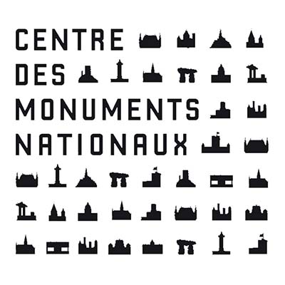 Logo noir et blanc Centre des monuments nationaux